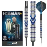 Sada steel šipek Red Dragon Gerwyn Price Iceman Midnight Edition 25g, 90% wolfram