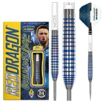Sada steel šipek Red Dragon Luke Humphries TX3 Cool Blue SE 24g, 90% wolfram