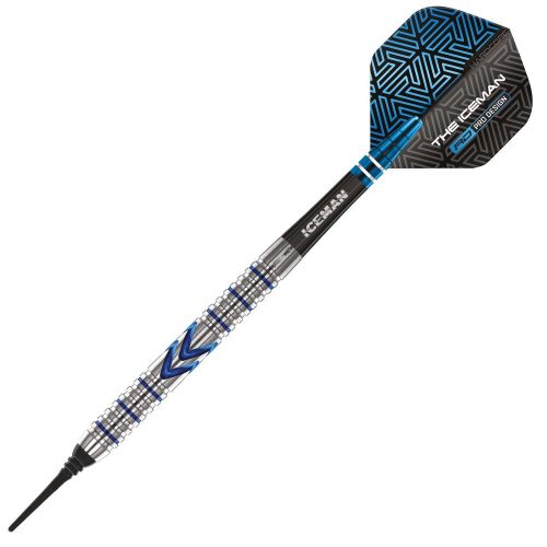 Sada soft šipek Red Dragon Gerwyn Price Iceman Midnight Edition 20g, 90% wolfram