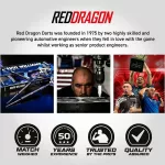 Šipky steel Red Dragon David Williams V1 23g 90% wolfram