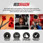 Šipky steel Red Dragon Jonny Clayton Hiraeth 23g SP 90% wolfram