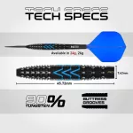 Šipky steel Red Dragon Amp Torpedo 24g SP 90% wolfram