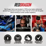 Šipky steel Red Dragon Amp Torpedo 24g SP 90% wolfram
