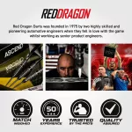 Šipky steel Red Dragon Ascend Parallel 24g SP 90% wolfram