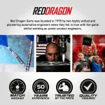 Šipky steel Red Dragon Gerwyn Price Gezzy Blue 26g SP 90% wolfram