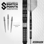 Šipky steel Red Dragon Recon Parallel 22g SP 90% wolfram