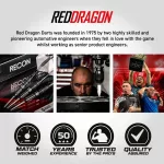 Šipky steel Red Dragon Recon Parallel 22g SP 90% wolfram