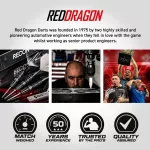 Šipky steel Red Dragon Recon Torpedo 25g SP 90% wolfram