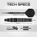 Šipky steel Red Dragon Sable Bomb 22g SP 90% wolfram
