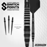 Šipky steel Red Dragon Sable Bomb 24g SP 90% wolfrám