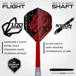 Šipky steel Red Dragon Jonny Clayton 21g brass