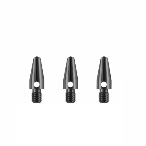 Násadky na šipky Designa Aluminium Gun Metal, Micro 12mm
