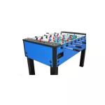 Stolní fotbal Sardi Home Atlantis Lux 5ft, modrý, pískované sklo
