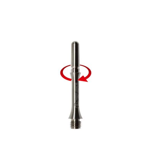 Násadky na šipky Cosmo Fit Titanium, otočné 18 mm