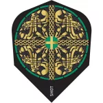 Letky na šipky Shot Celt Cernunnon No6, černo-zelené
