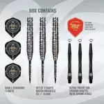 Šipky steel Shot Alchemy Runstel 23g 90% wolfram
