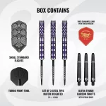 Šipky steel Shot Goths Visara 22g TP 90% wolfram