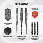Šipky steel Shot Goths Wulfaz 24g TP 90% wolframu