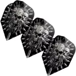 Letky na šipky Shot Gnarly Skulls No6