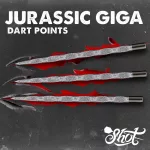 Hroty na šipky Shot Jurassic Giga 35mm černé 3ks