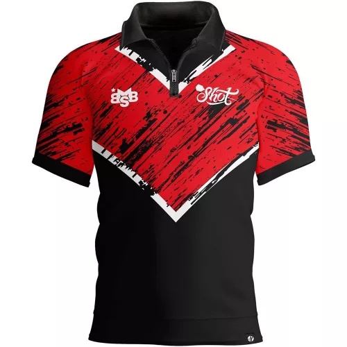 Dres Shot Michael Smith Red Strip velikost L