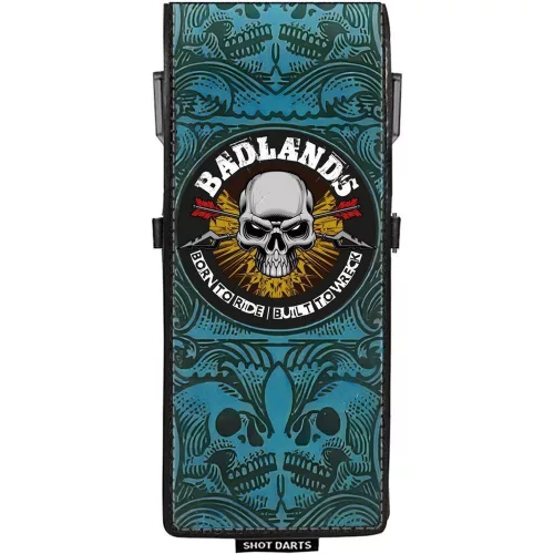 Pouzdro Shot Tactical Badlands modré na 2 sety šipek