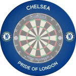 Ochrana stěny Football Chelsea FC na sisalové terče