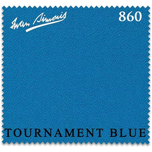 Kulečníkové plátno Simonis 860 Tournament Blue, 198 cm široké
