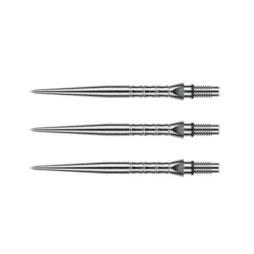 Hroty na šipky Winmau Switch Point Wave stříbrné 26mm 3ks