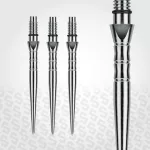 Hroty na šipky Winmau Switch Point Wave stříbrné 30mm 3ks