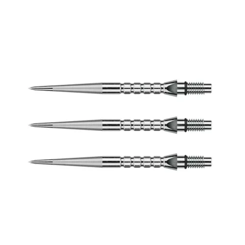 Hroty na šipky Winmau Switch Point Chain stříbrné 26mm 3ks