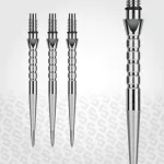 Náhradní hroty na šipky Winmau Switch Point Chain stříbrné 40mm 3ks