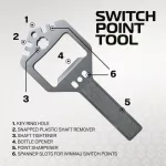 Náhradní hroty na šipky Winmau Switch Point Chain stříbrné 40mm 3ks