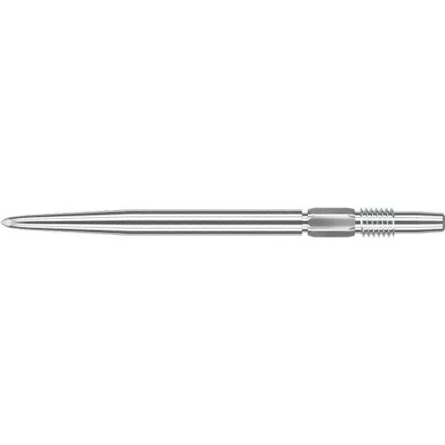 Hroty na šipky TARGET steel Swiss Point stříbrné, kovové 30mm - 3ks