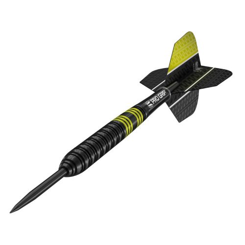 Šipky steel TARGET VAPOR8 BLACK 24g žlté 80% wolfram