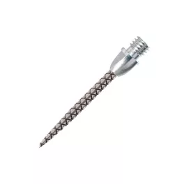 Hroty na šipky TARGET Diamond Pro Key steel, kovové 32mm, stříbrné, závit 2BA