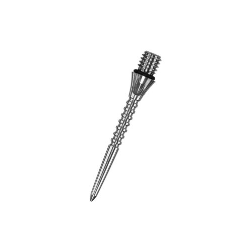Hroty na šipky TARGET Titanium steel, kovové, vroubkované, 30 mm, závit 2BA