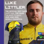 Turnajový dres Target Playing Shirt Luke Littler 2027 velikost 3XL