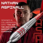 Šipky steel Target Nathan Aspinall 22g, brass