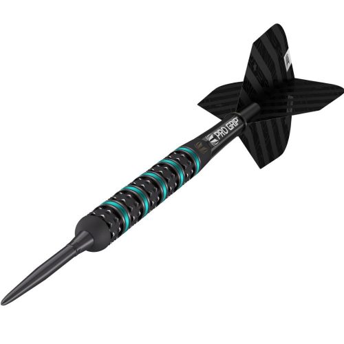 Sada šipek Target steel Rob Cross Voltage Black Edition, Swiss point 22g, 90% wolfram