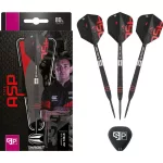 Sada šipek TARGET steel Nathan Aspinall SP Black 24g 80% wolfram