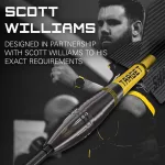 Šipky steel Target Scott Williams Black 23g SP, 90% wolfram