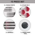 Šipky steel Target Nathan Aspinall 95K 26g SP 95% wolfram