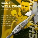 Šipky steel Target Scott Williams G2 23g SP 90% wolfram