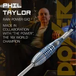 Šipky steel Target Phil Taylor Power Gx2 22g SP 95% wolfram