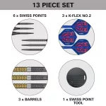 Šipky steel Target Raymond Van Barneveld G6 21g SP 95% wolfram