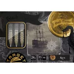 Šipky steel Target Japan Black Marque Reyn 24g SP, 90% wolfram