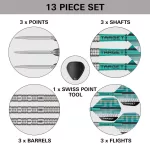 Šipky steel Target Hydro 02 23g SP 90% wolfram