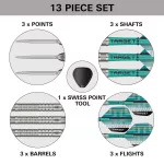 Šipky steel Target Hydro 03 22g SP 90% wolfram