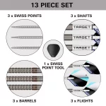 Šipky steel Target Adam Lipscombe G1 25g SP 90% wolfram